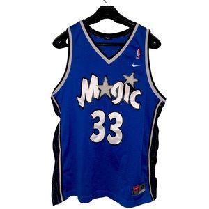 Champion NBA Orlando Magic #33 Grant Hill Blue Basketball Jersey XL